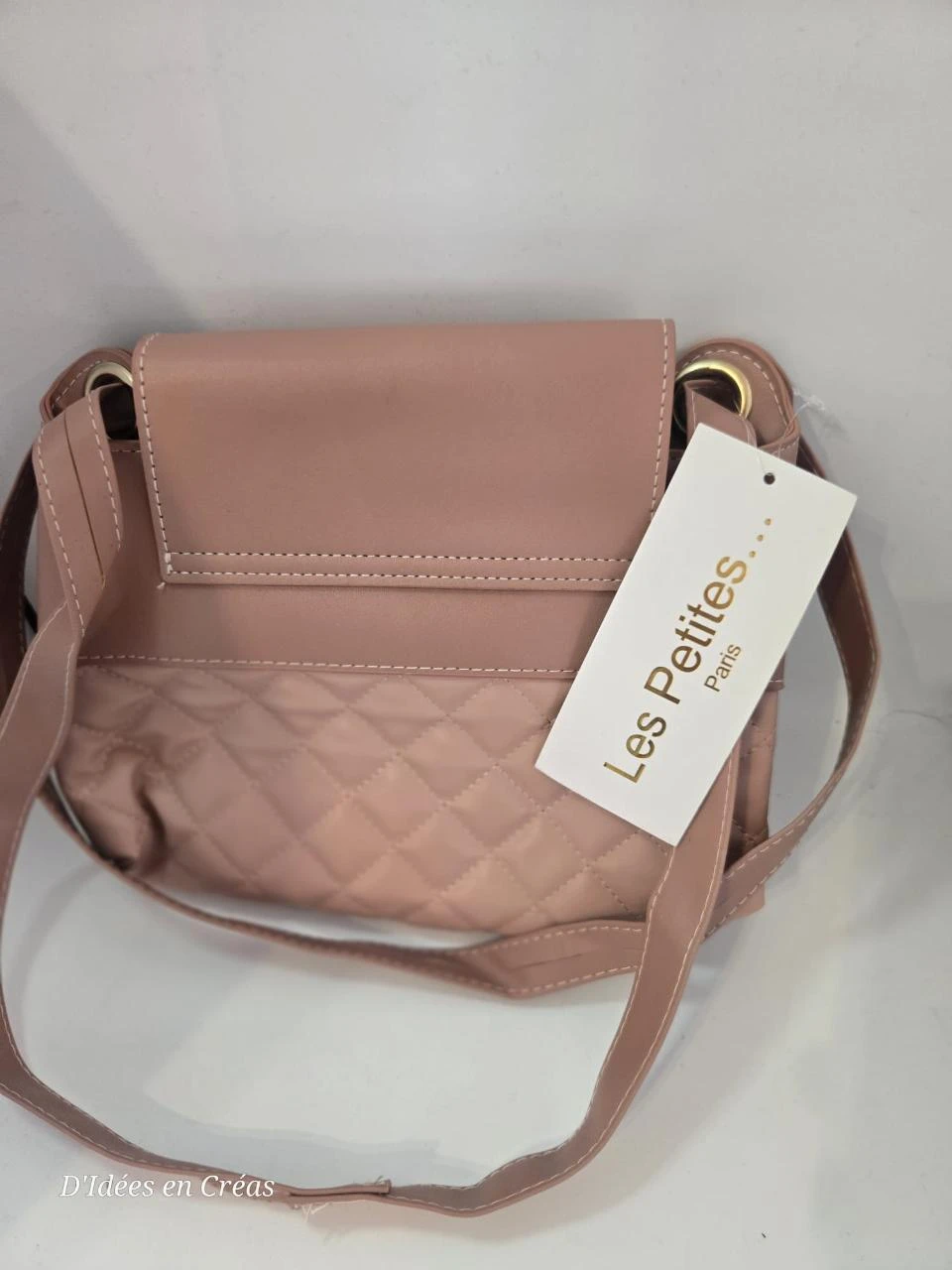 Sacola transversal Les Petites. Paris Carla - Novo com etiqueta - Rosa claro – photo 3